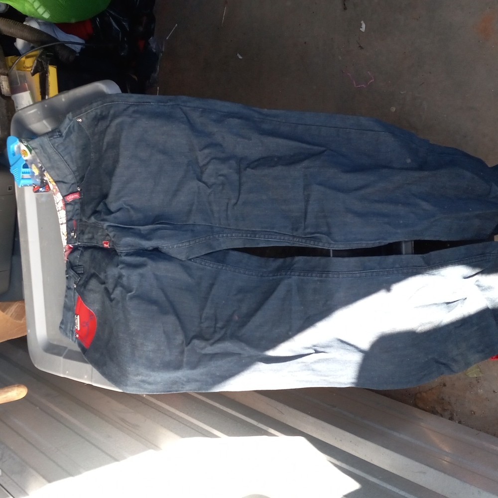 Lrg Jeans sz 36x34 Red Pocket Exclusive